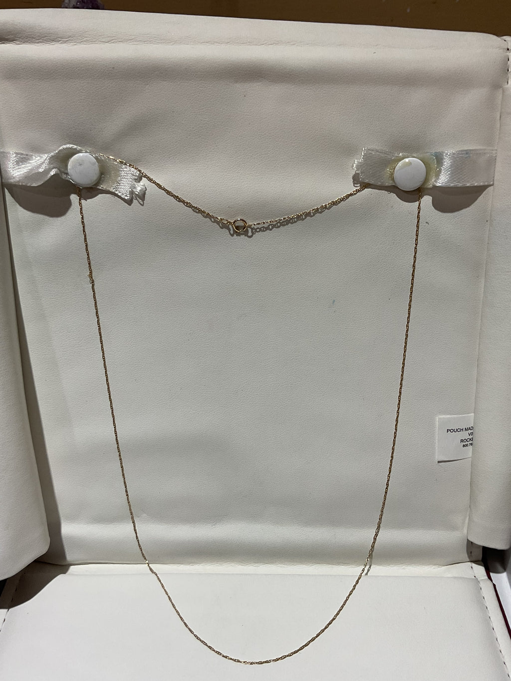 10K Yellow Gold Rope Chain, 20 Inch, Dainty