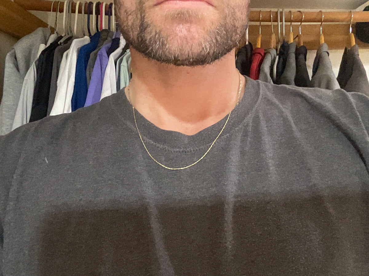 10K Yellow Gold Rope Chain, 20 Inch, Dainty
