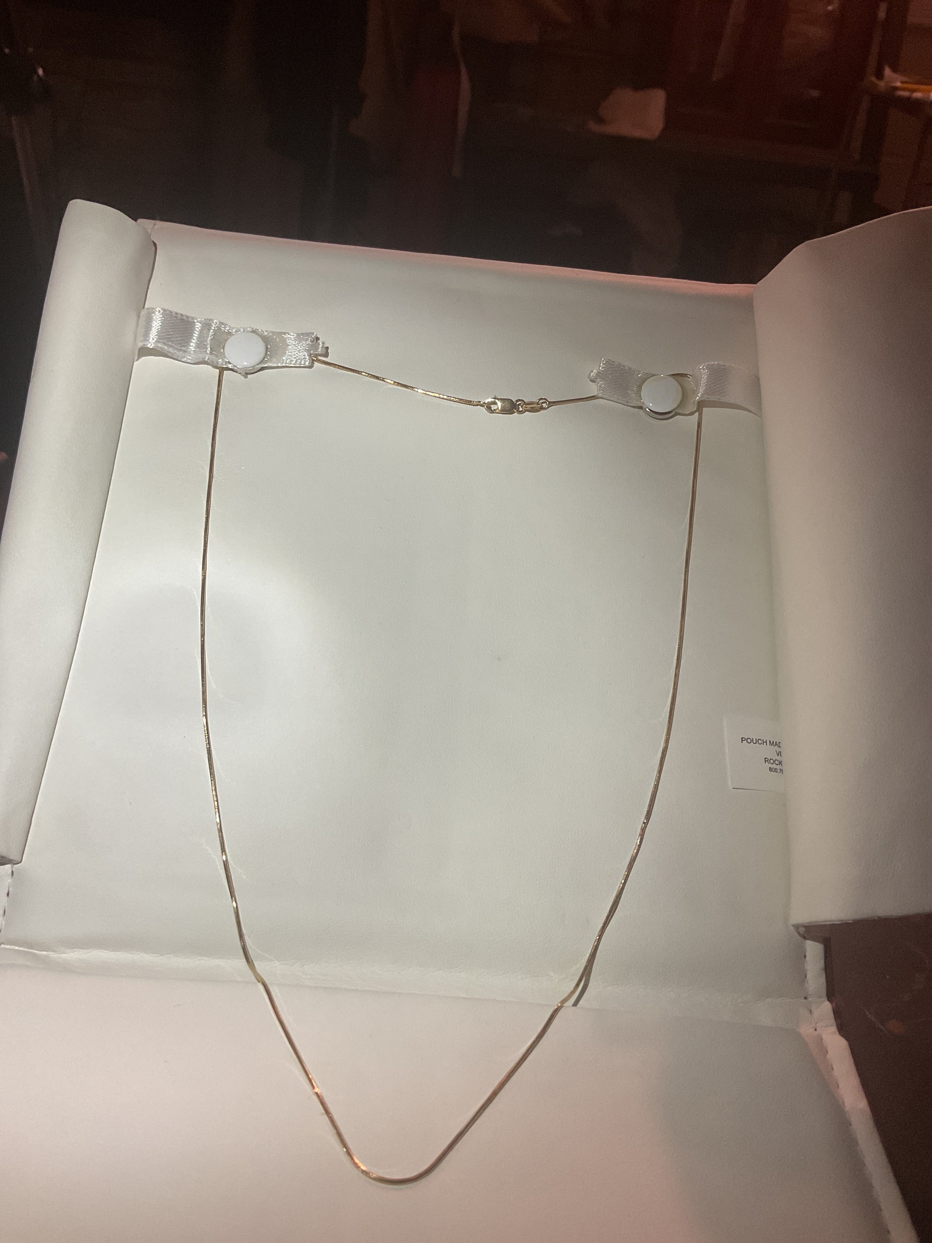 14k solid Gold 3.5 gram 21 inch rope necklace
