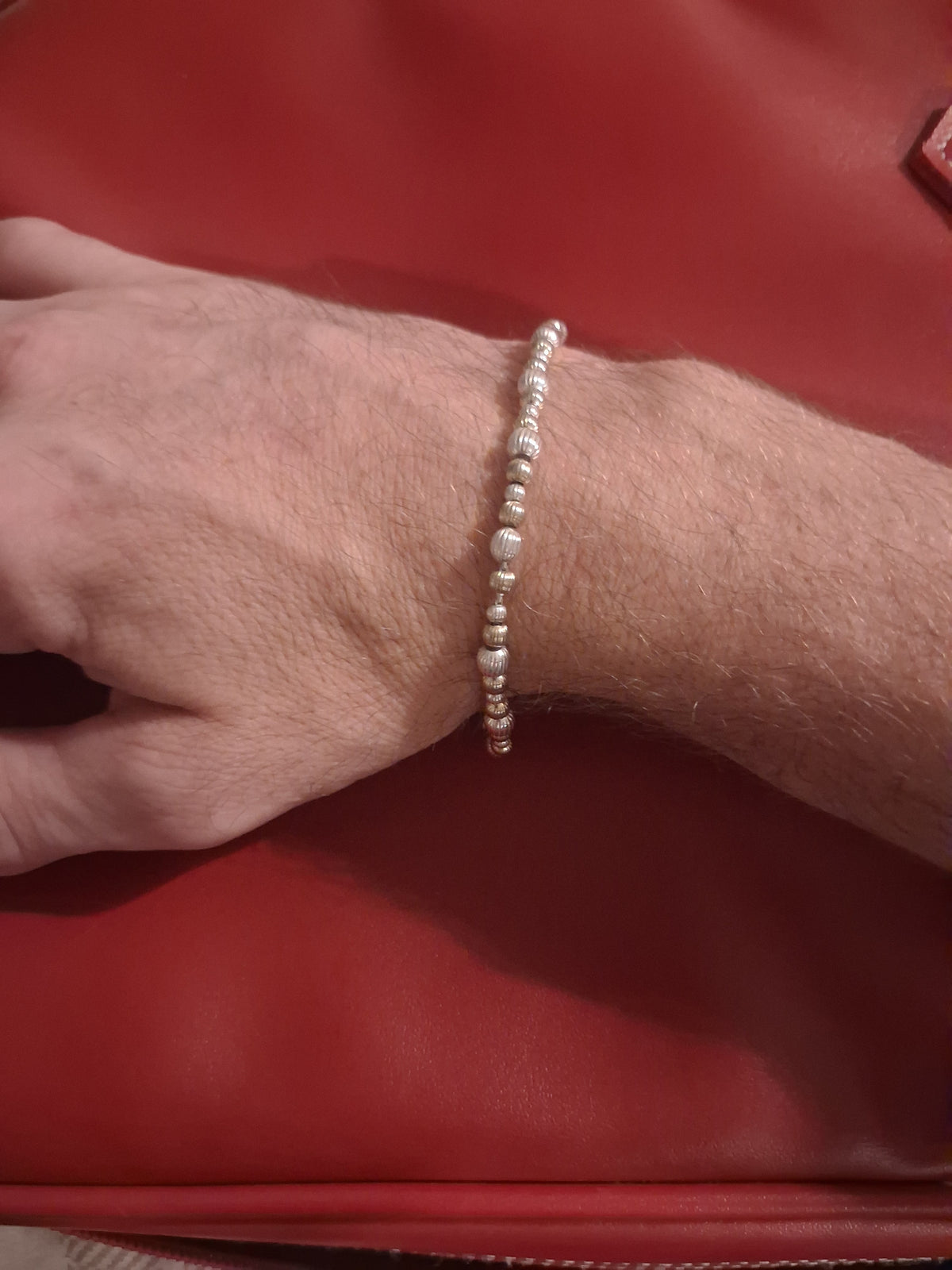Handmade 925 silver bracelet 8-inches. Always authentic, Always tested.