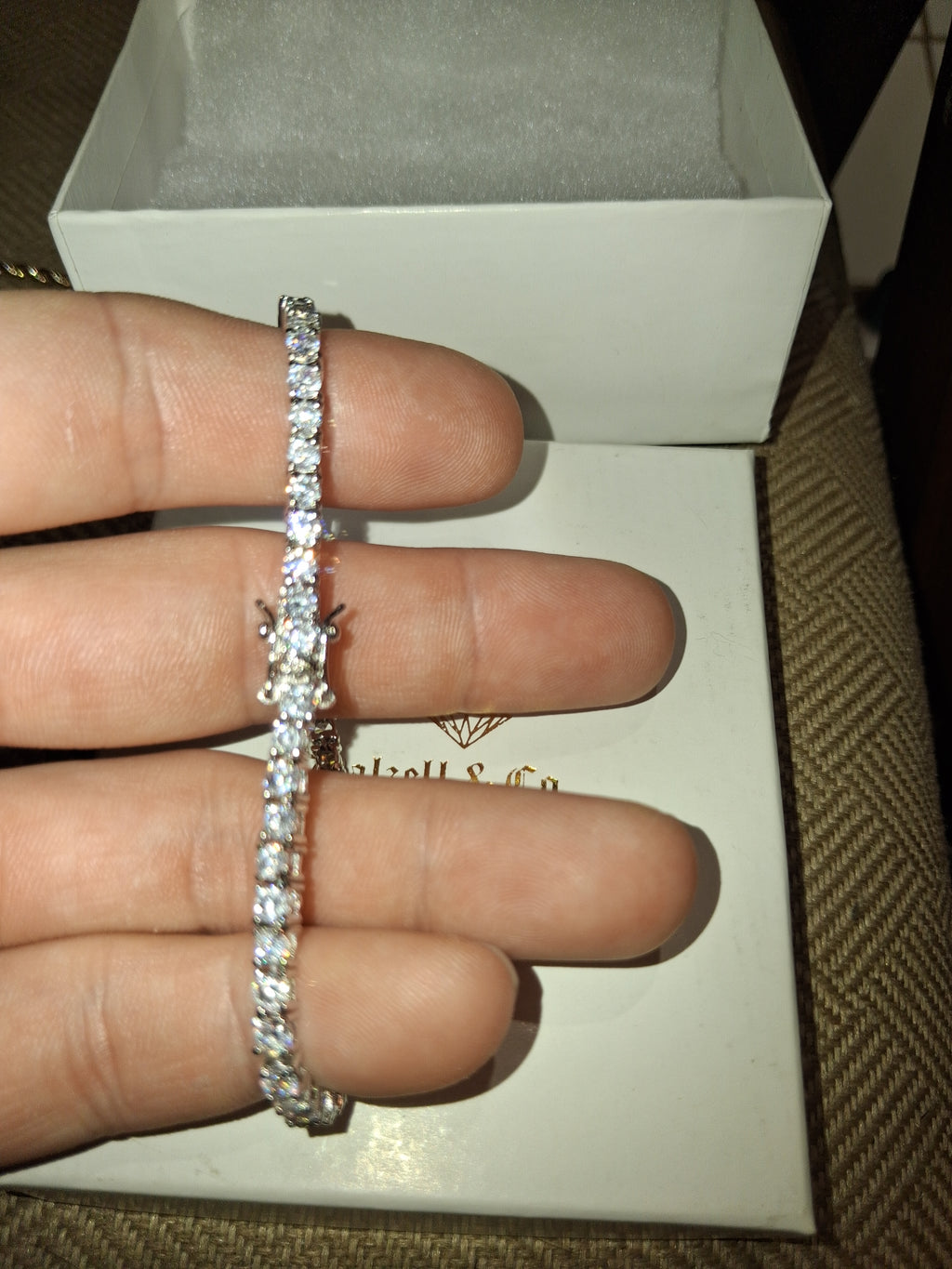 Costume cz 7inch braclet
