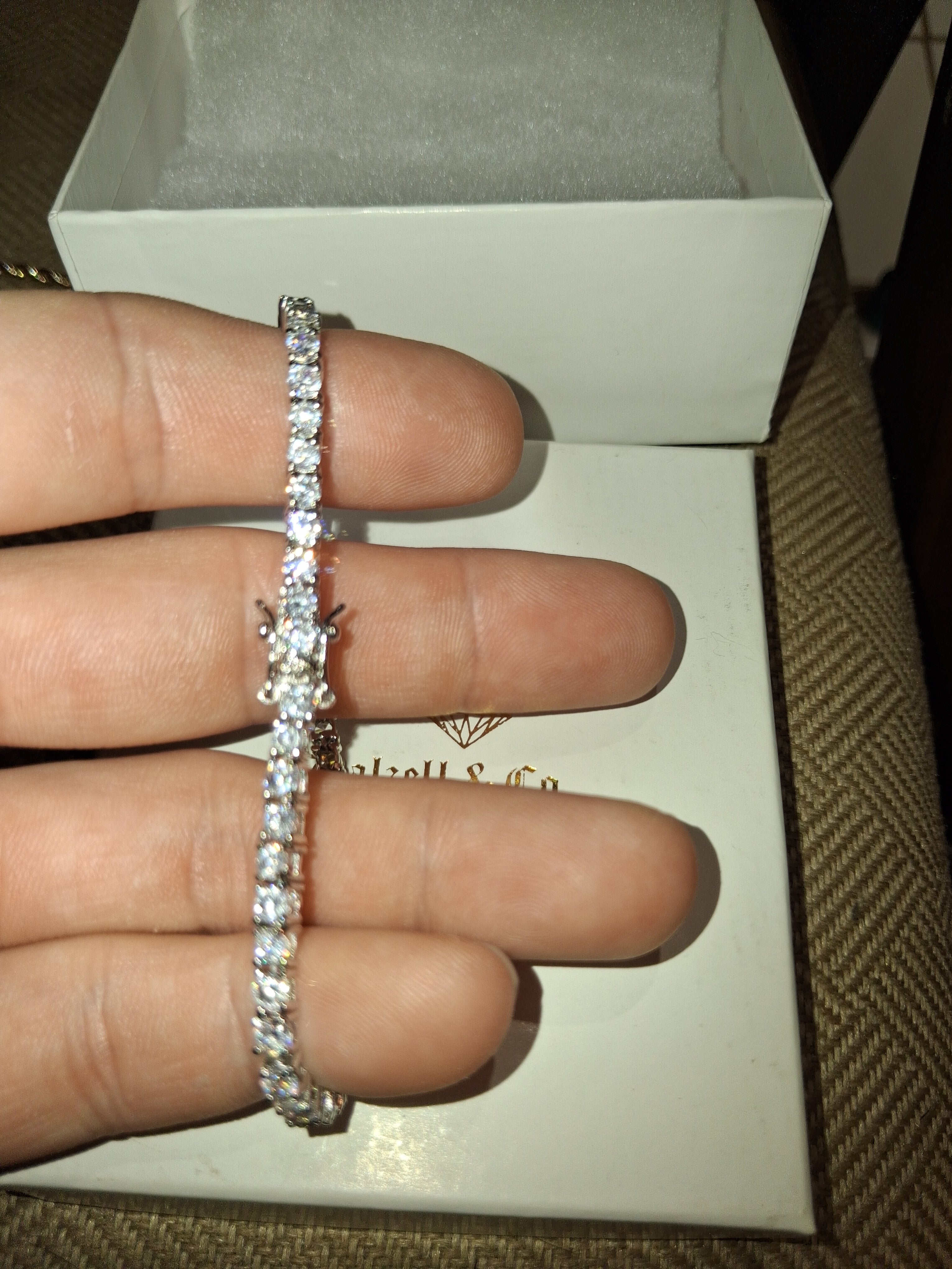 Costume cz 7inch braclet