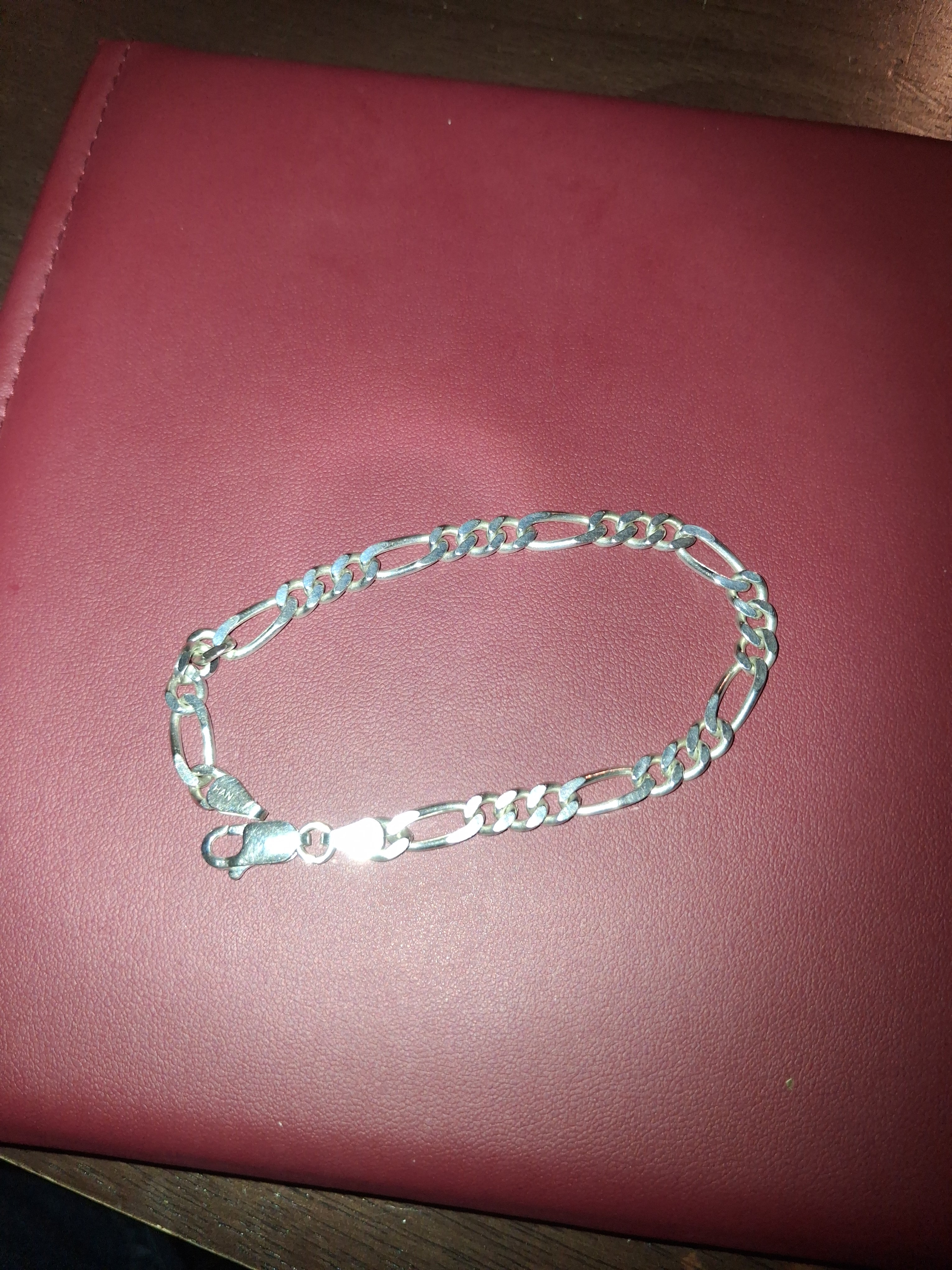 925 silver braclet 7.5 inches