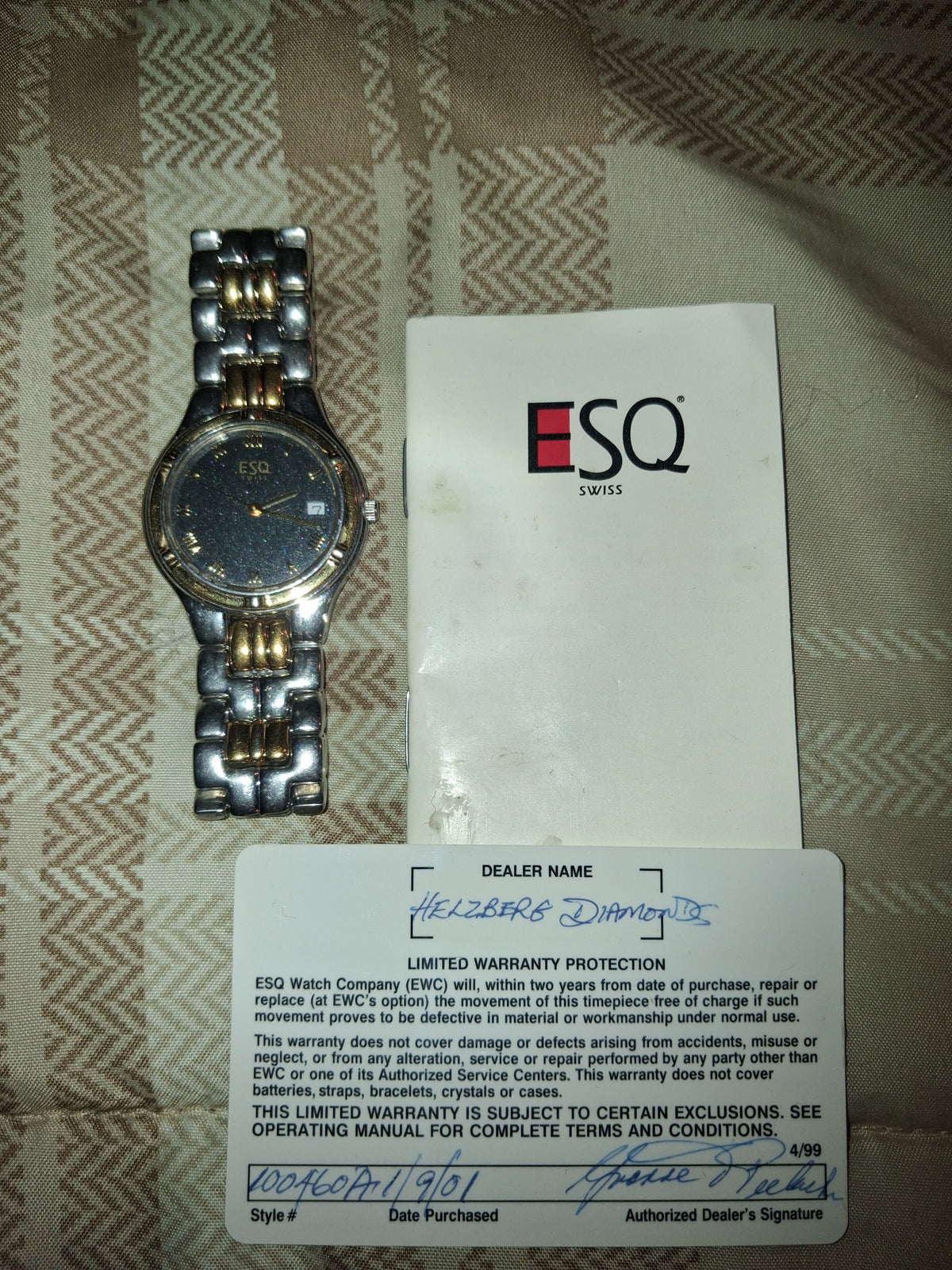 ESQ watch unisex