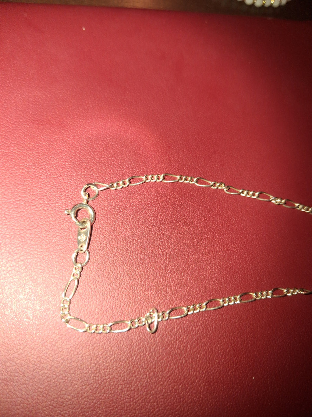 925 silver anklet 10.5 inches