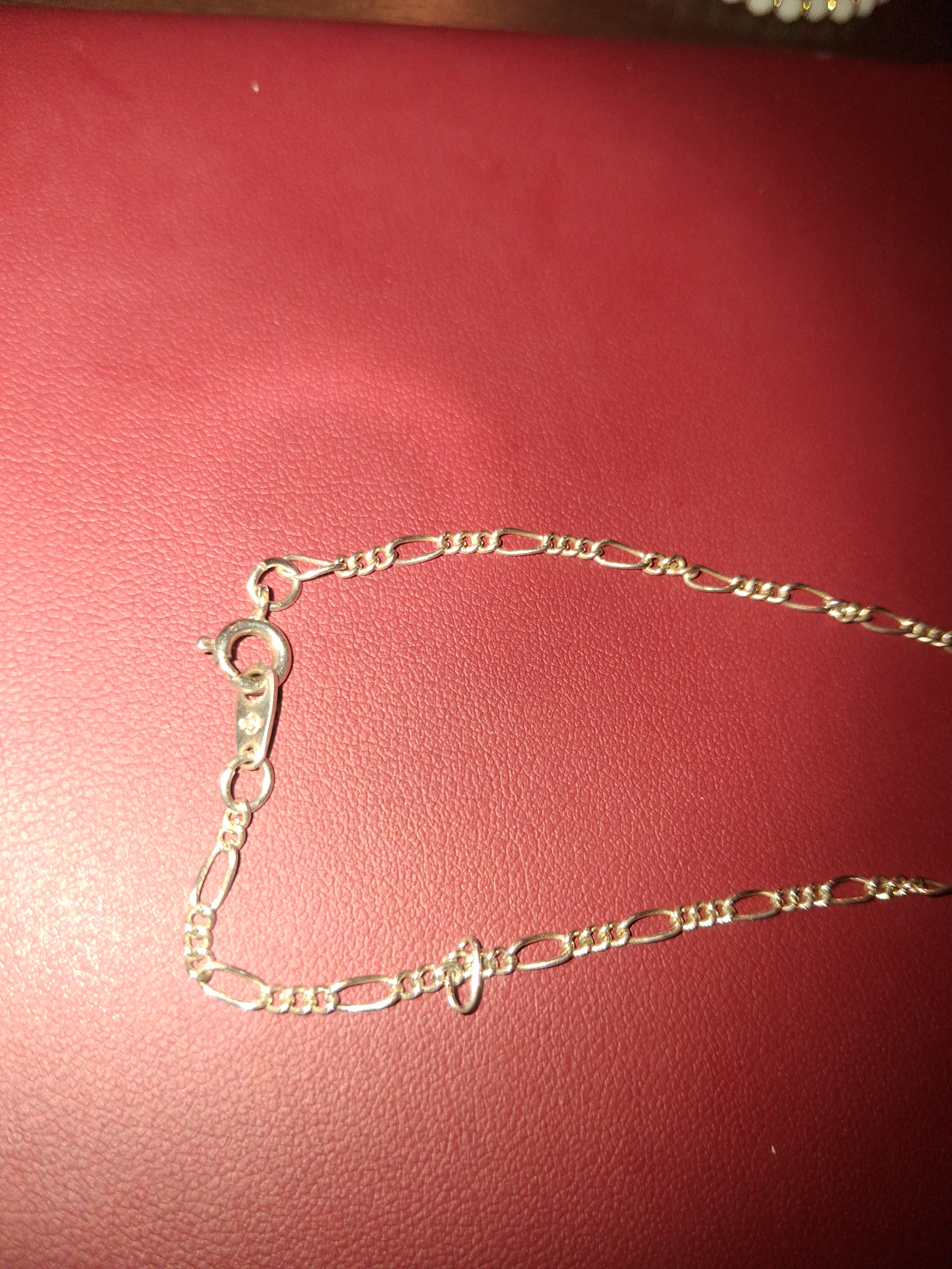 925 silver anklet 10.5 inches