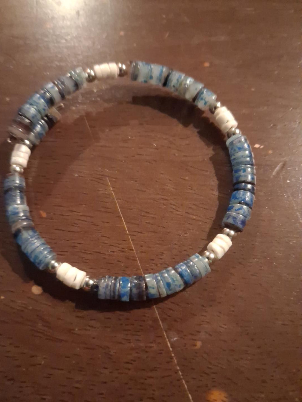 lapis lazuli handmade stretch braclet