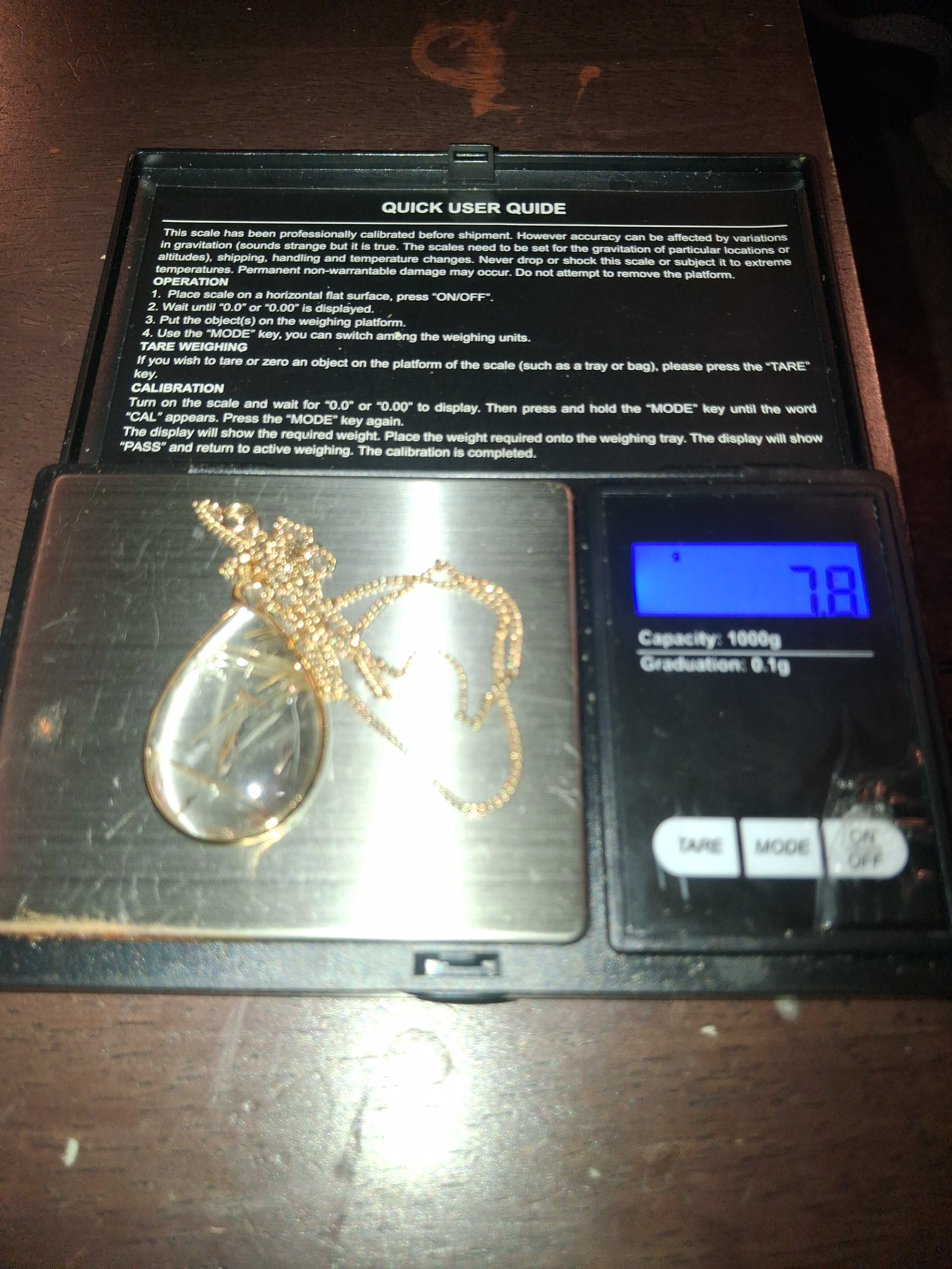 12k 1/20 G.F. necklace and pendant