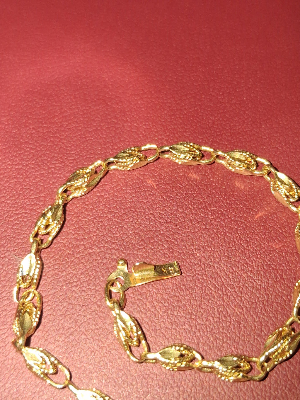14k solid gold handmade.
