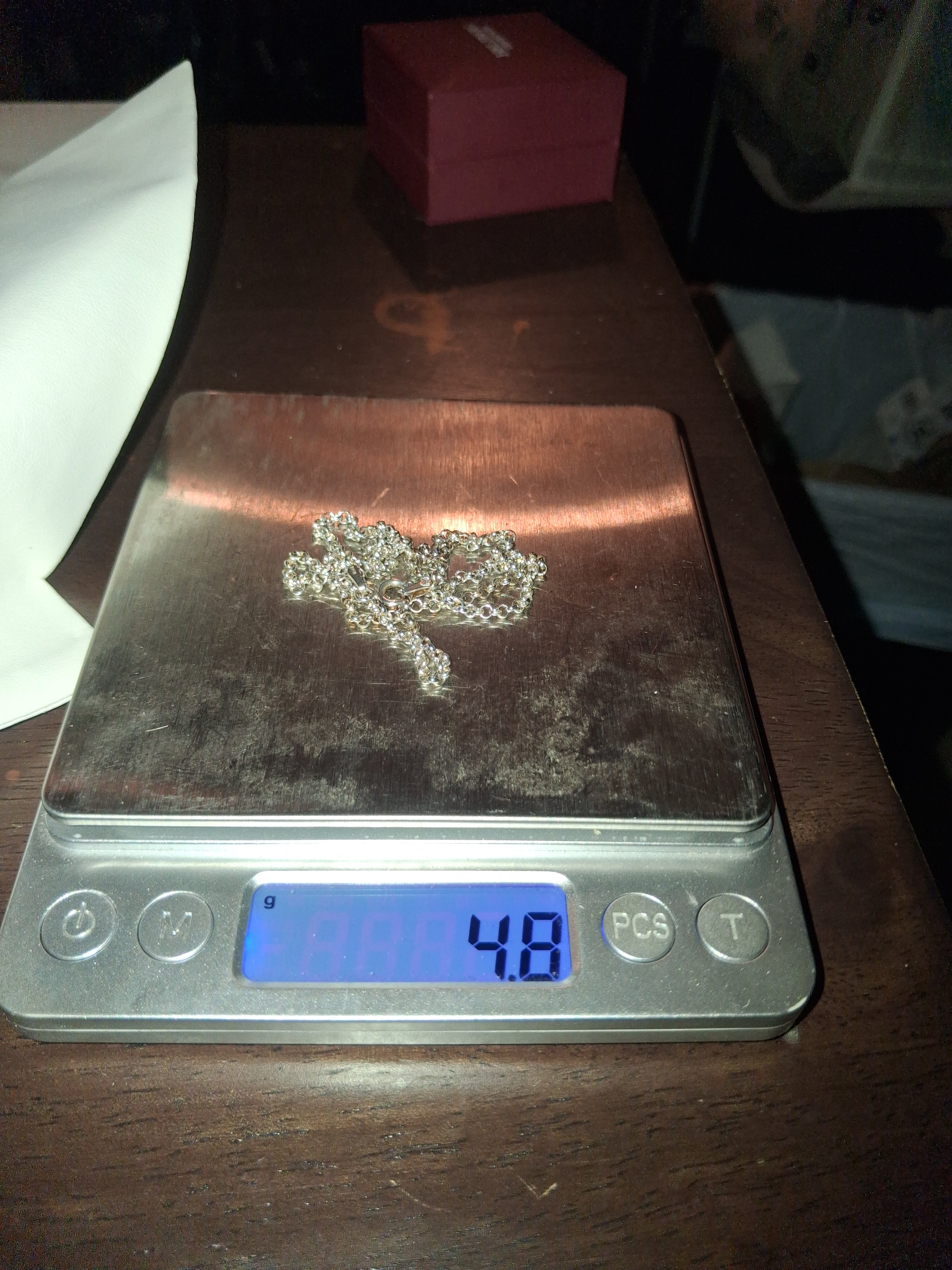 925 sterling silver necklace 18 inches