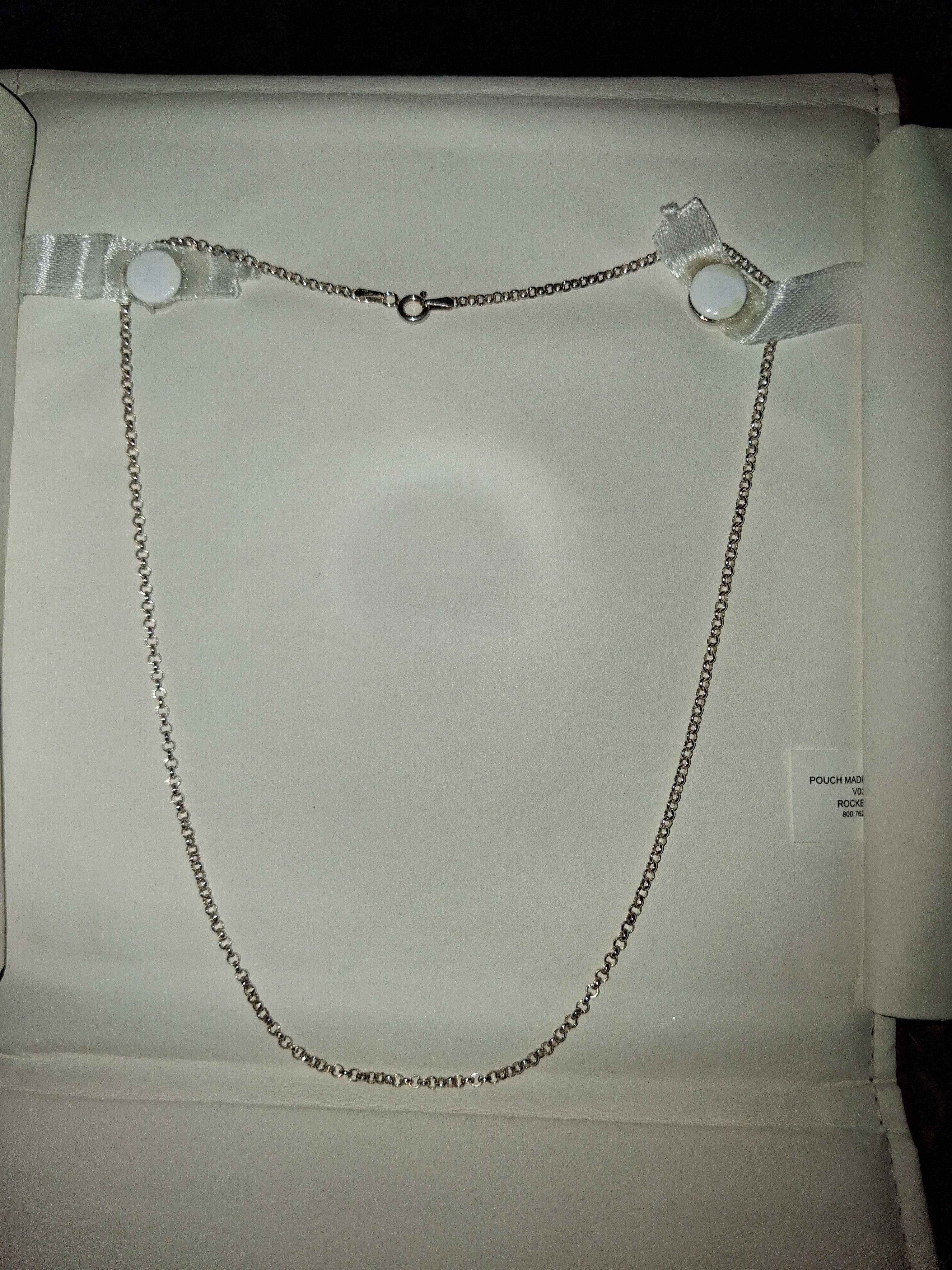 925 silver necklace 19inch