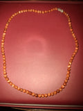 Goldstone Beaded Necklace – Sparkling Copper Glass Beads