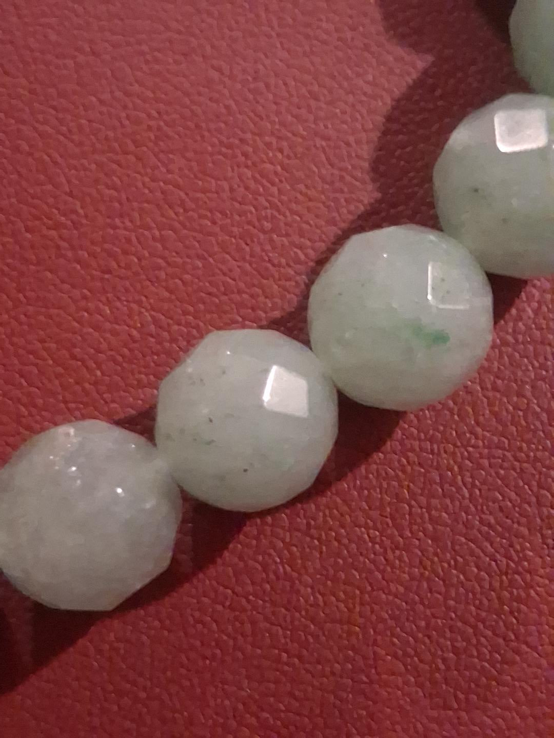 Nephrite jade beaded braclet