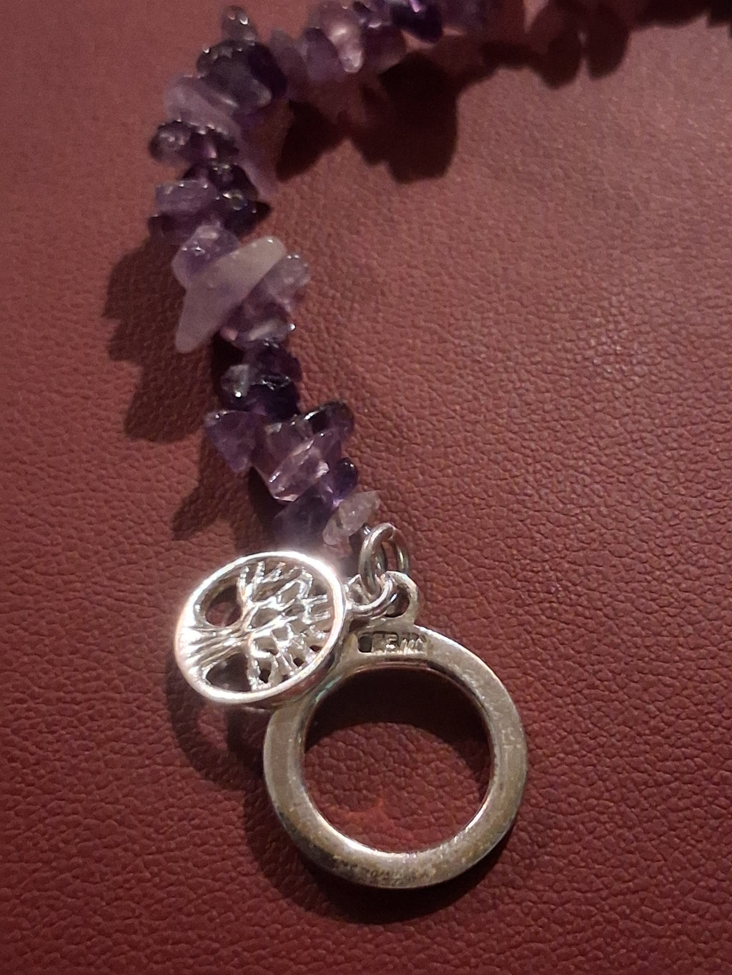 925 amethyst braclet handmade