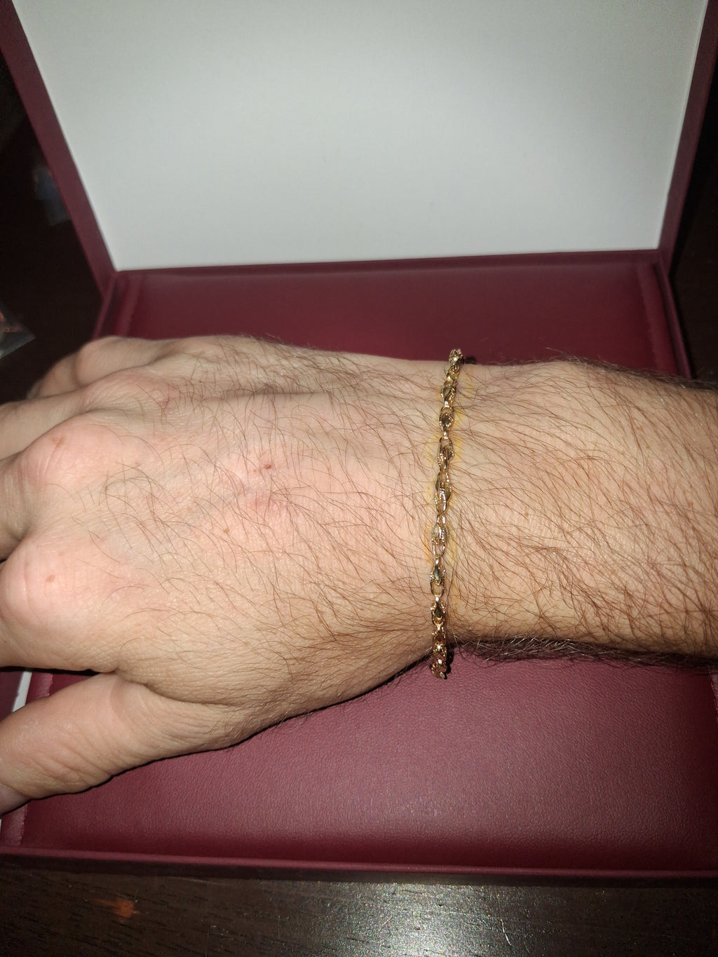 14k solid gold handmade.