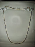 925 sterling silver/Mossinite necklace