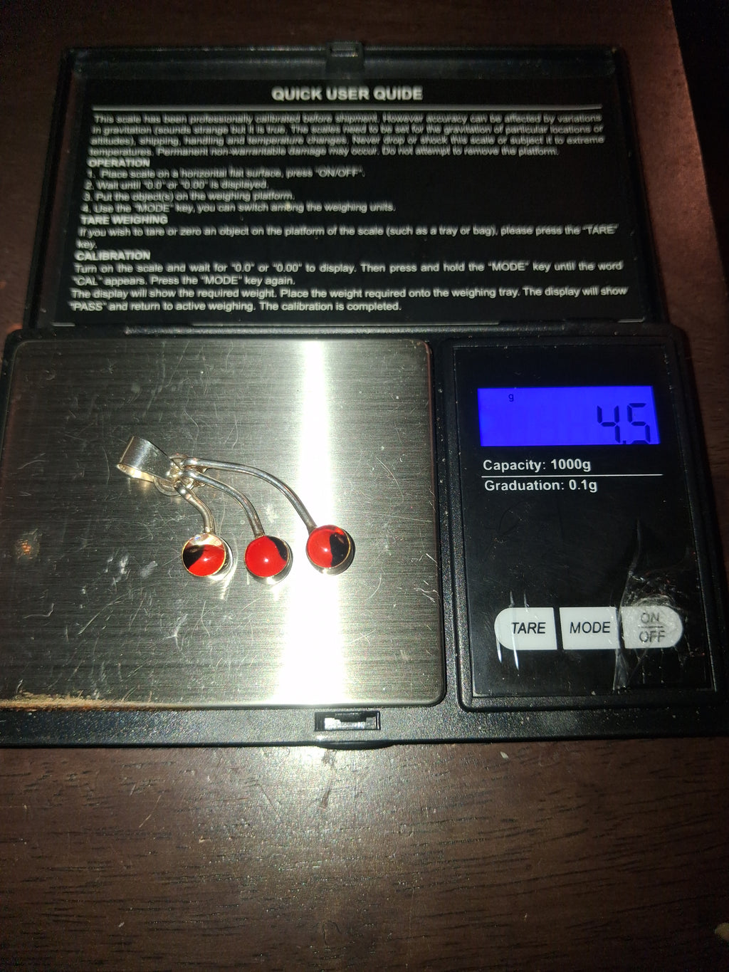 95% silver 950 pendant