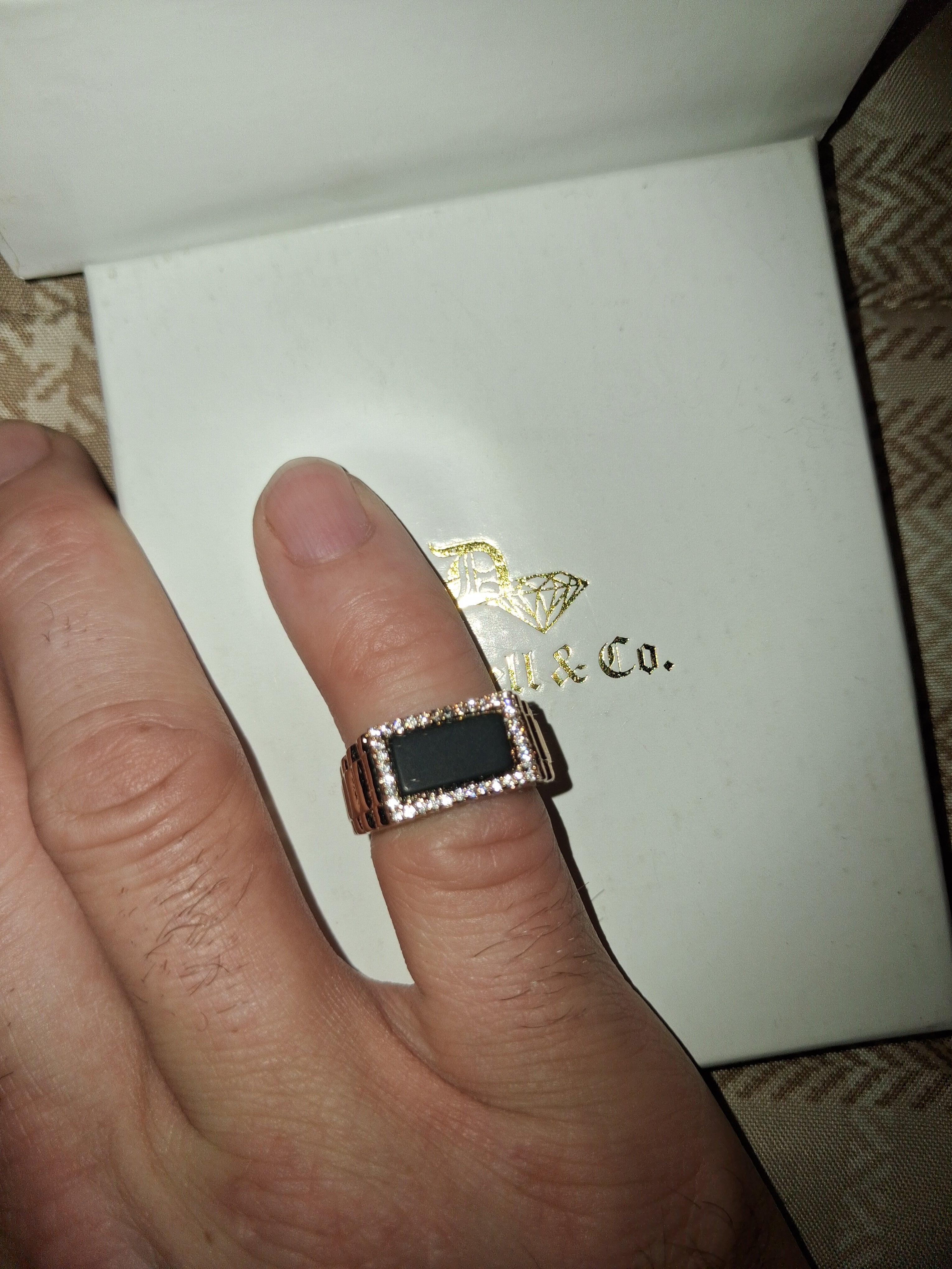 Beautiful costume pinky ring
