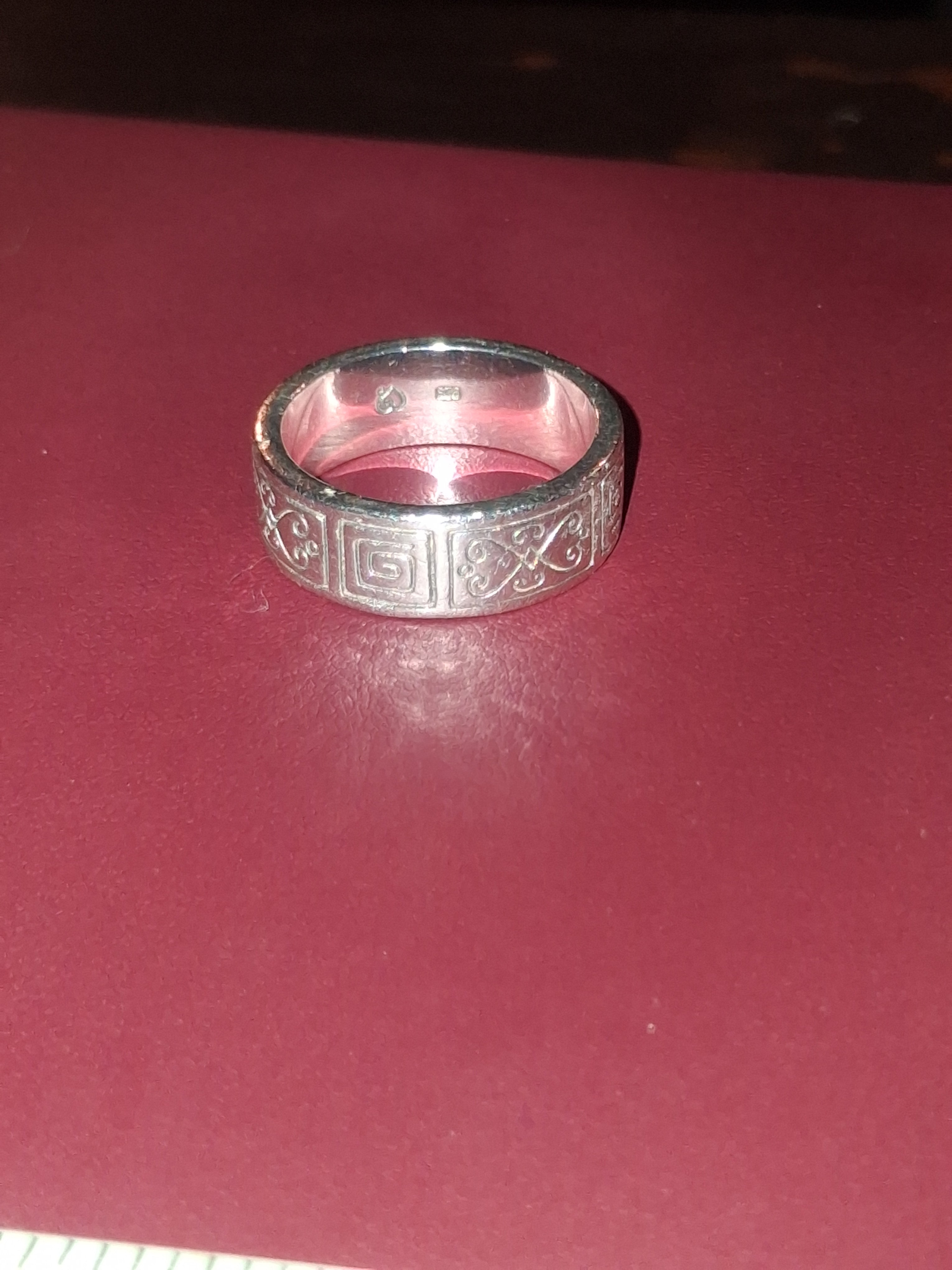 925 silver myan style handmade ring.
