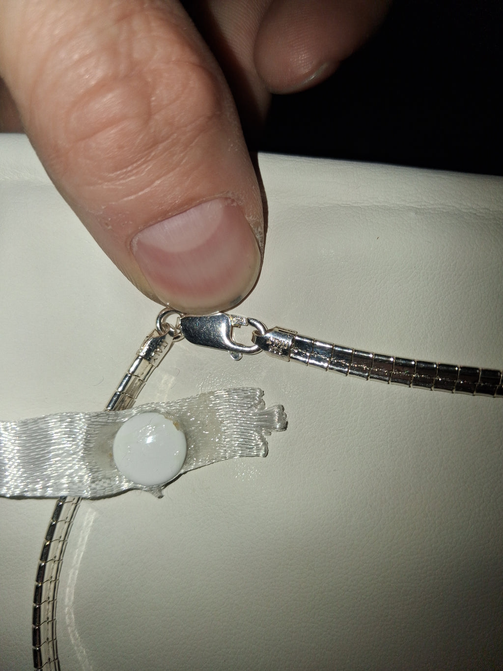 925 silver necklace with braclet