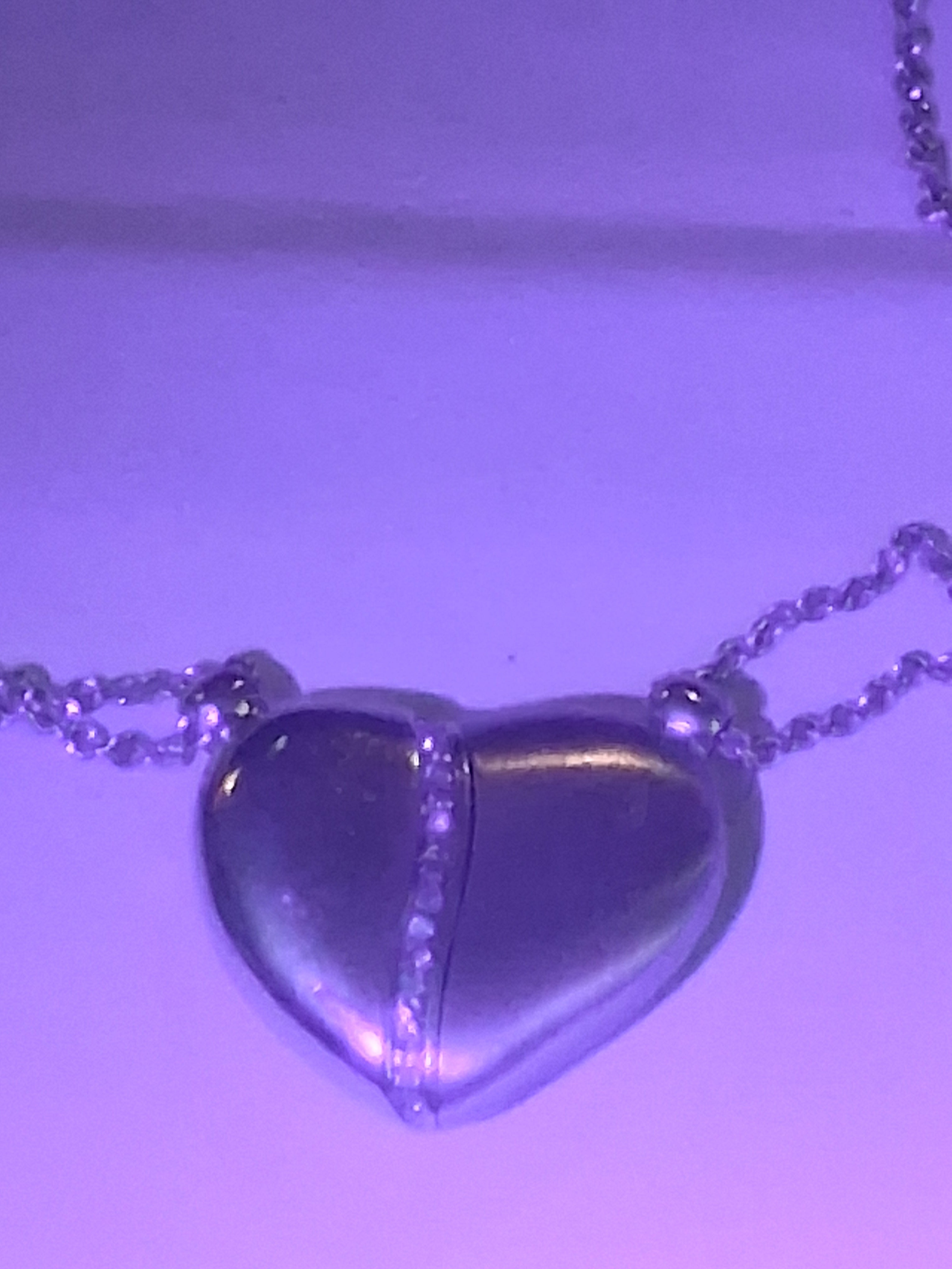 925 silver necklace with natural diamonds