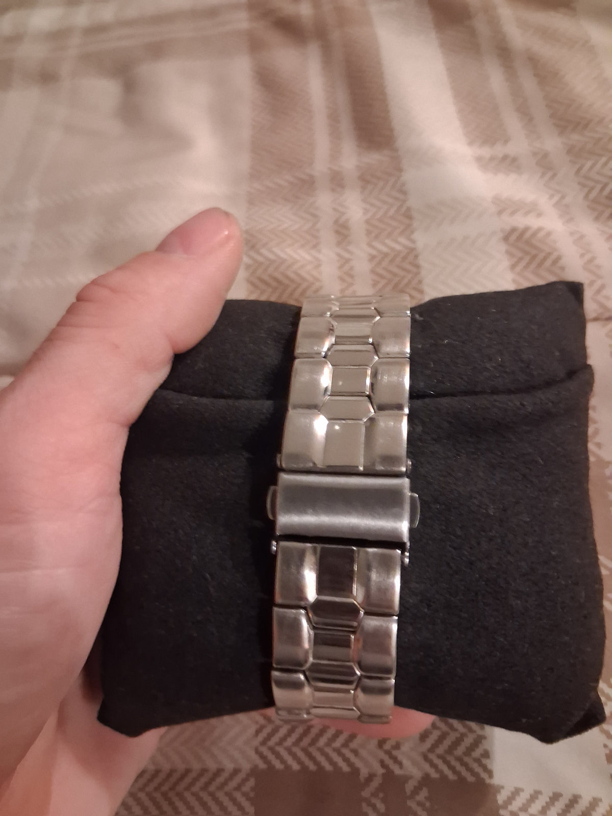 Mens chrome watch